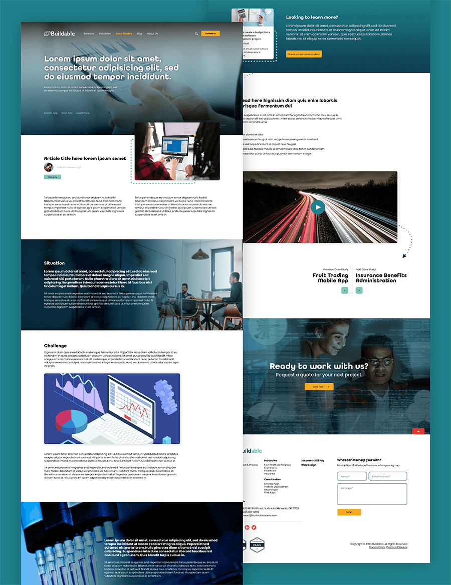 Ashkan Salehi - Buildable website design